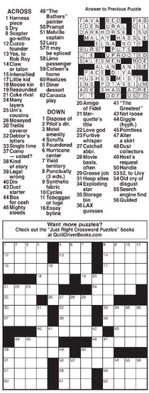 Crossword Charles City Press