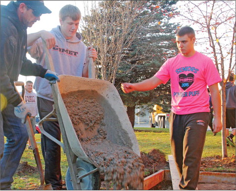 EAGLE SCOUT PROJECT BUILDS FROM GROUND UP
