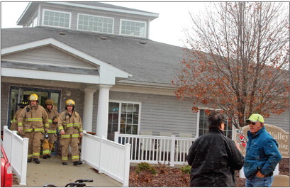 Smoke empties nursing home