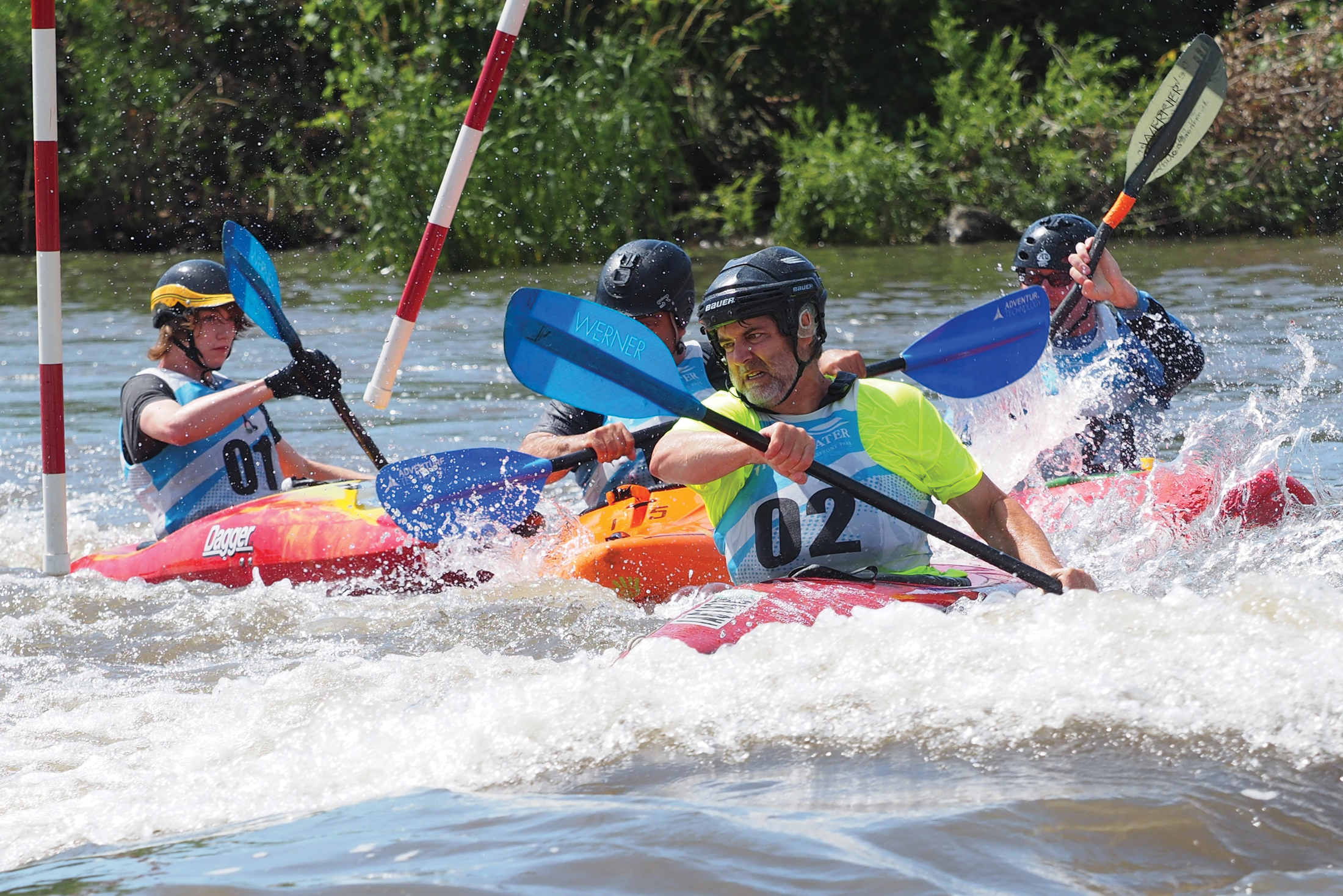 Extreme boaters break the rules at Whitewater Challenge