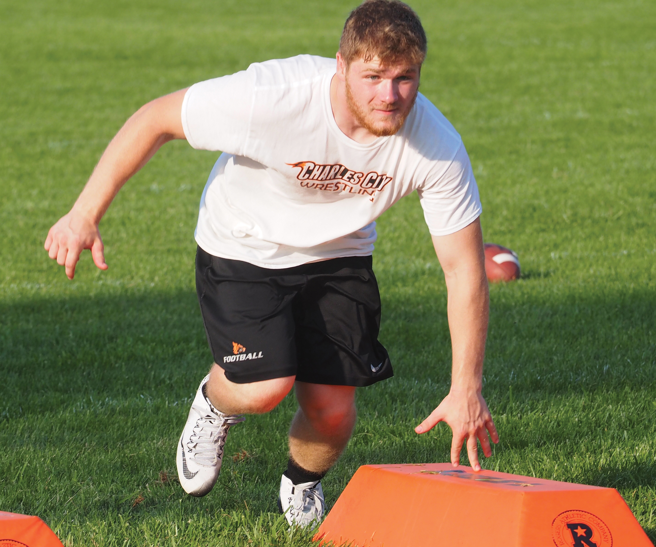 NE Iowa Football Camp stresses up-to-date tackling techniques