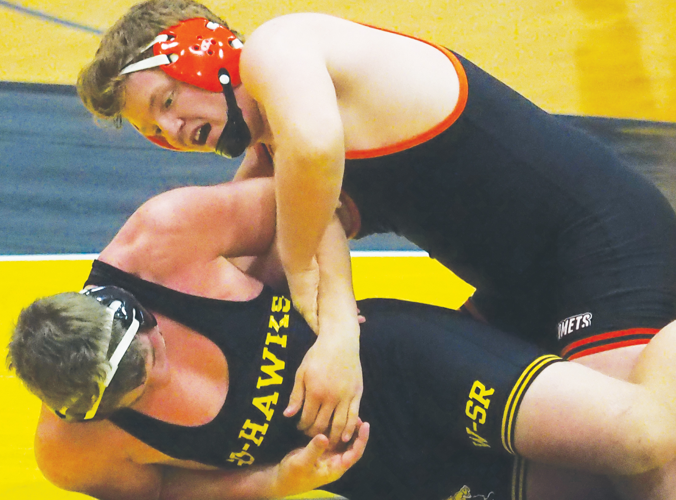 Go-Hawks defeat Comets in NEIC wrestling dual