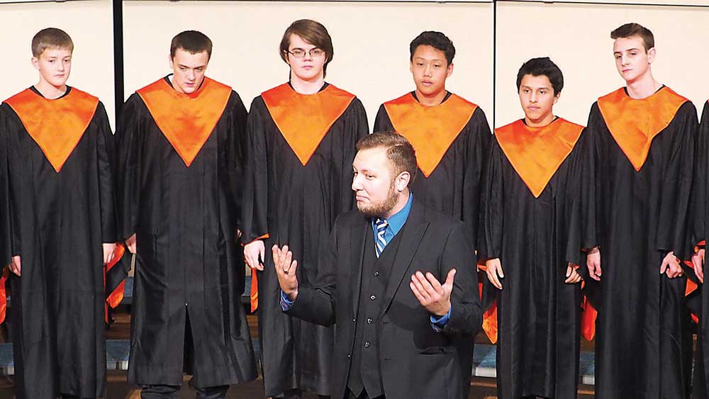 Singing as one: CC Singers and high school choirs join for performance