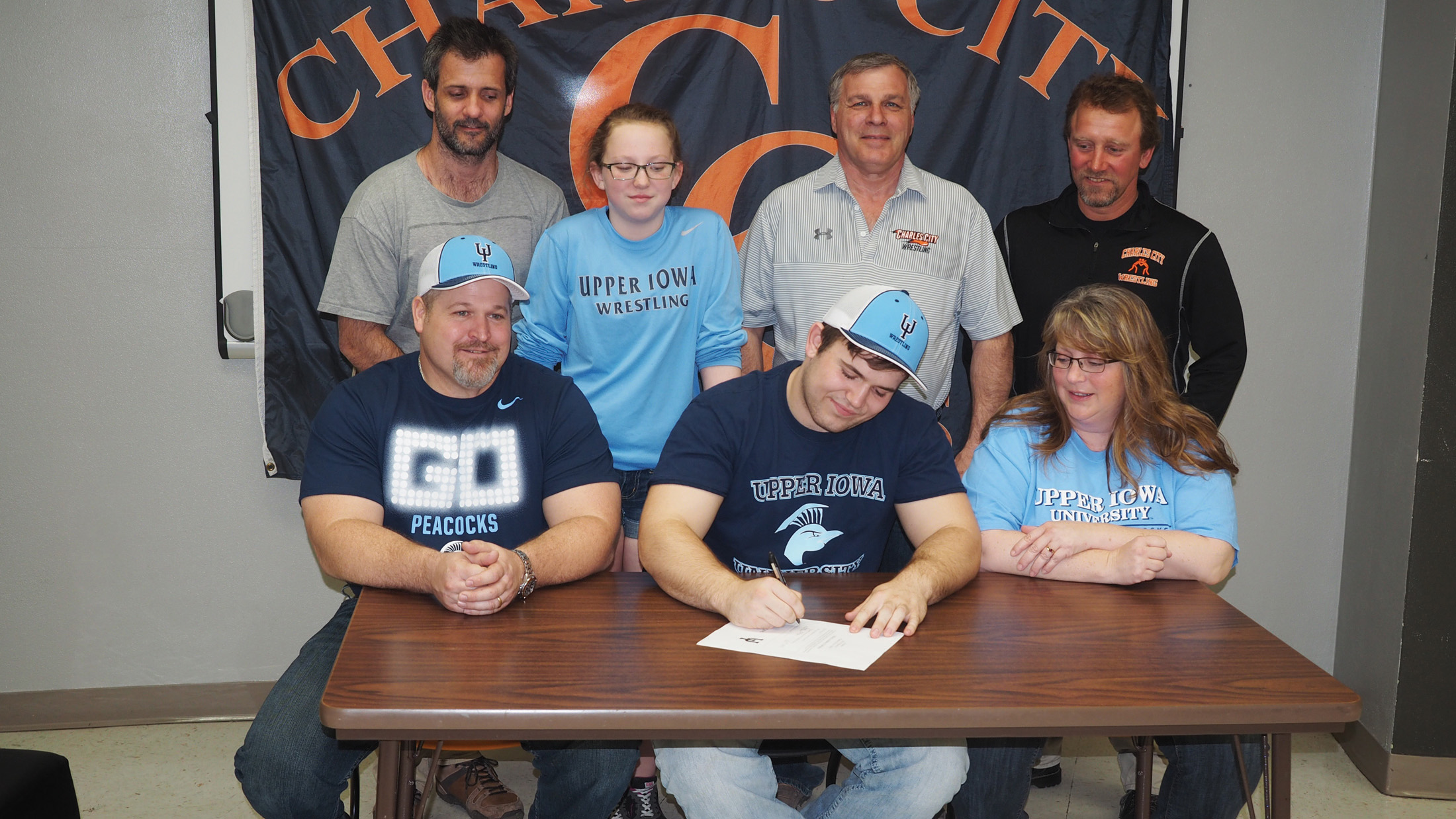 AJ Maloy signs to continue his wrestling career at Upper Iowa