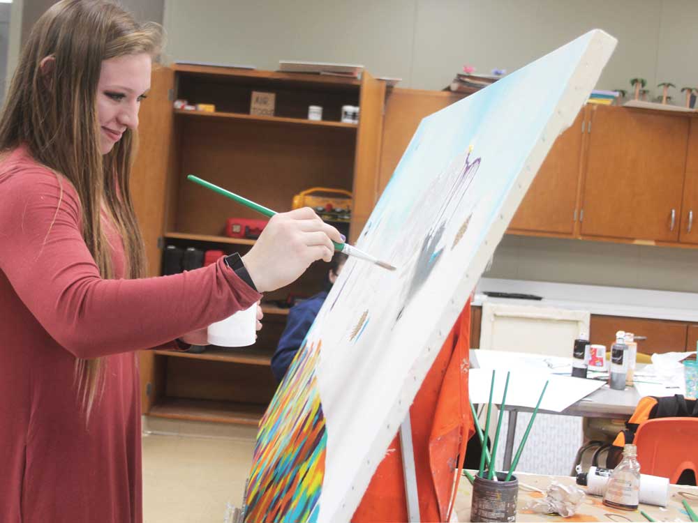 GALLERY: Art show is worlds away from Charles City High School
