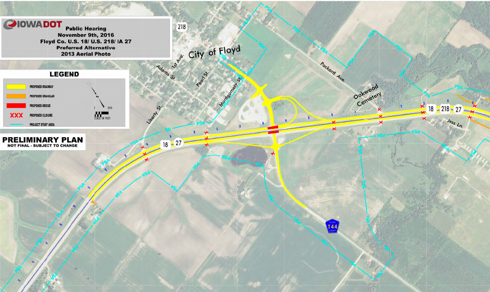 Floyd interchange still on schedule in latest state plan