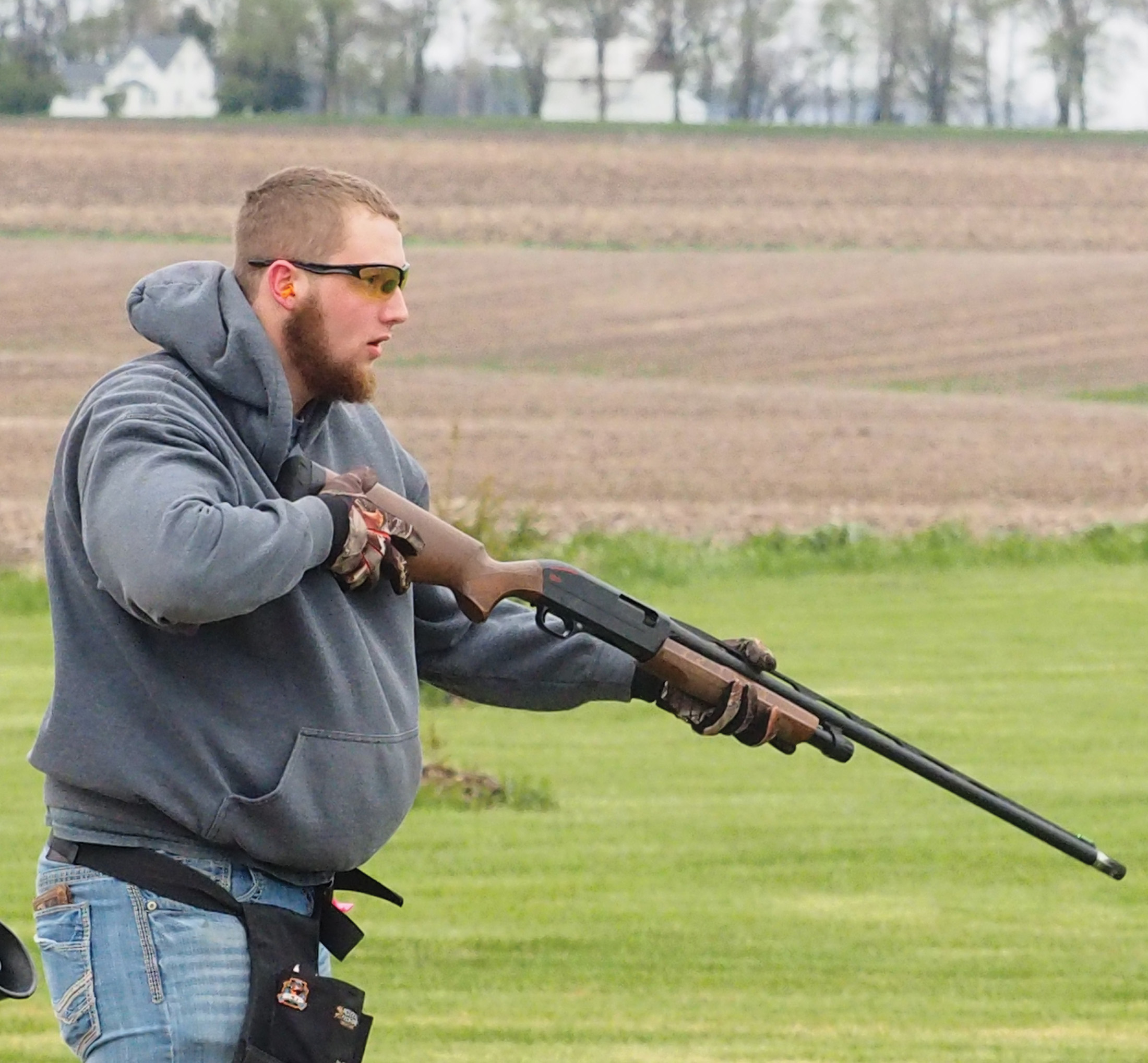 Cold weather fires back at trapshooters