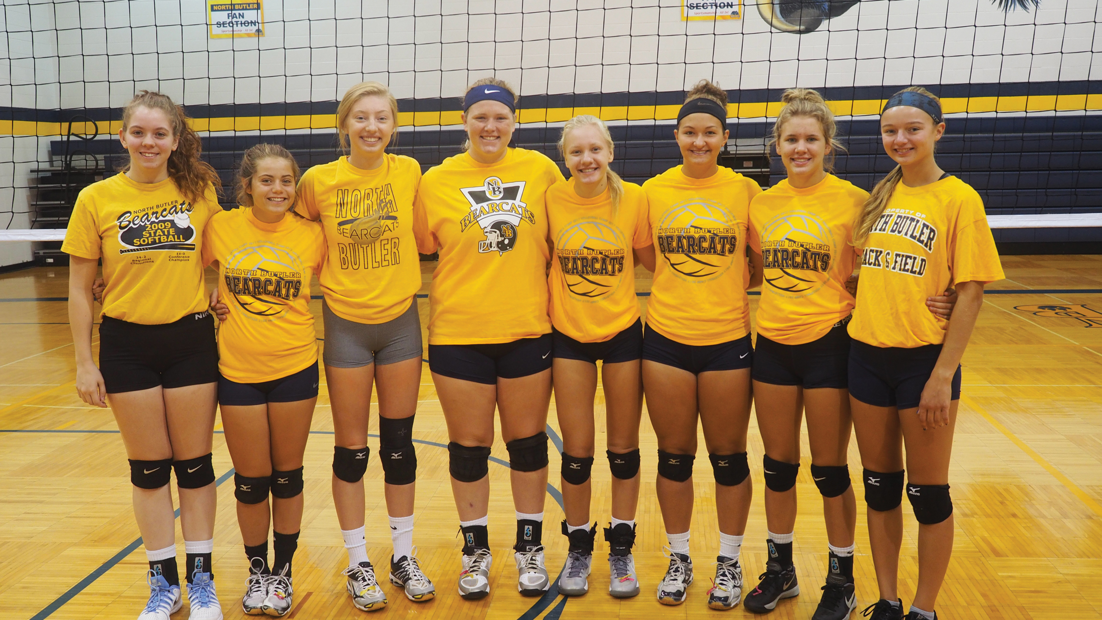 Bearcats VB team more color coordinated with new coach
