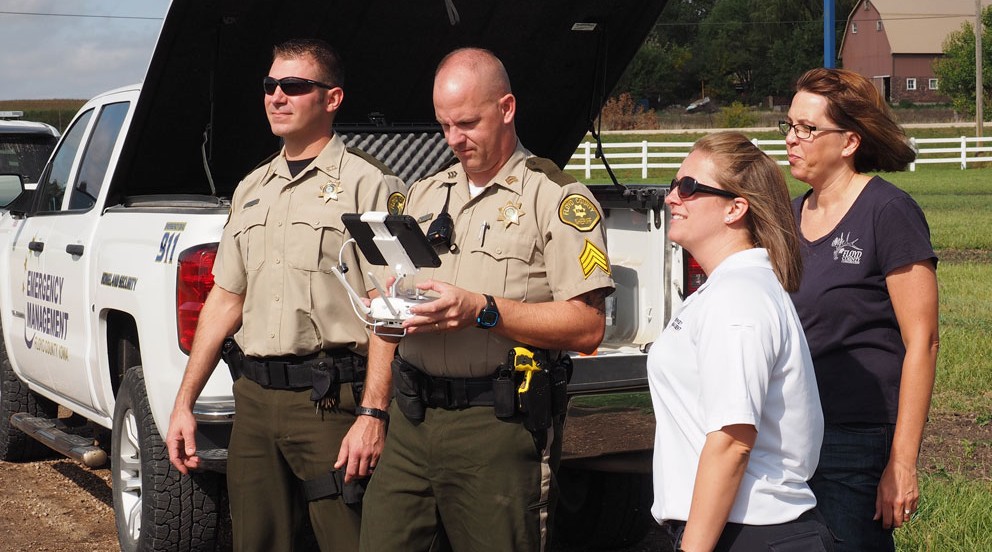 Drone patrol: Four pilots trained to fly