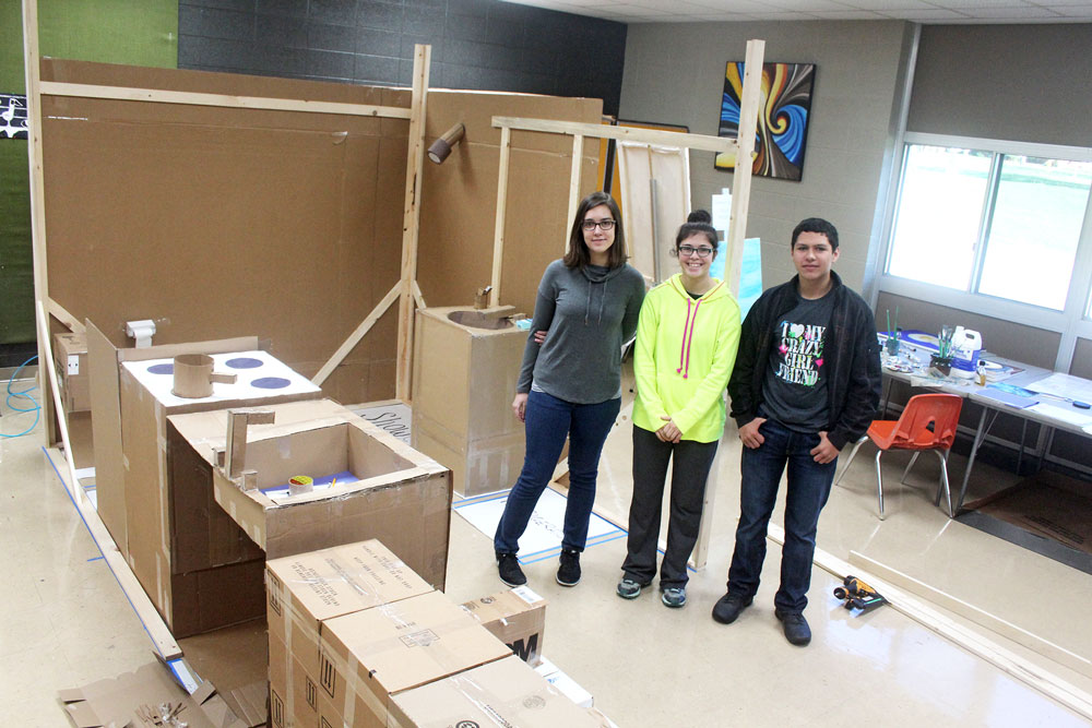 Walls take shape around Project 18’s tiny house