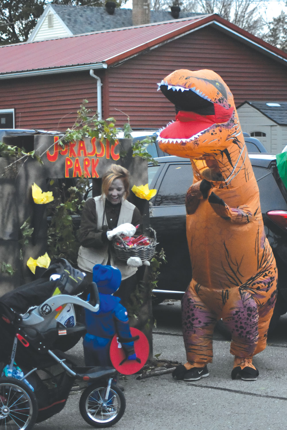 Trick-or-treat with trunks