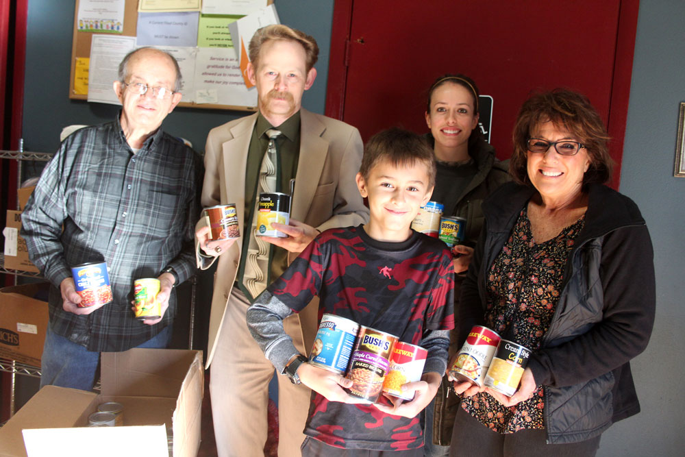 Messiahs Food Pantry thanks Caring Rose customers for donations