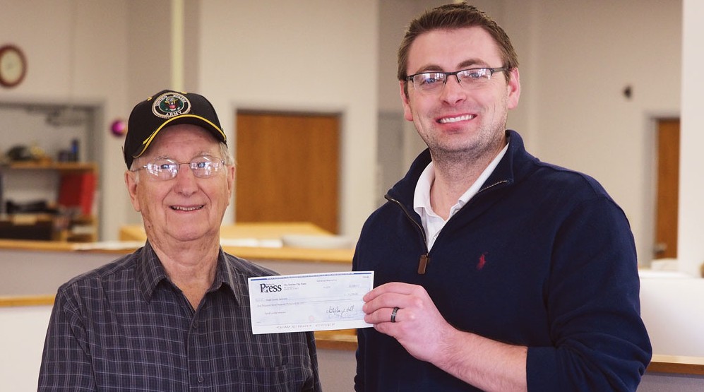 Veterans, Press donate to county Veterans memorial