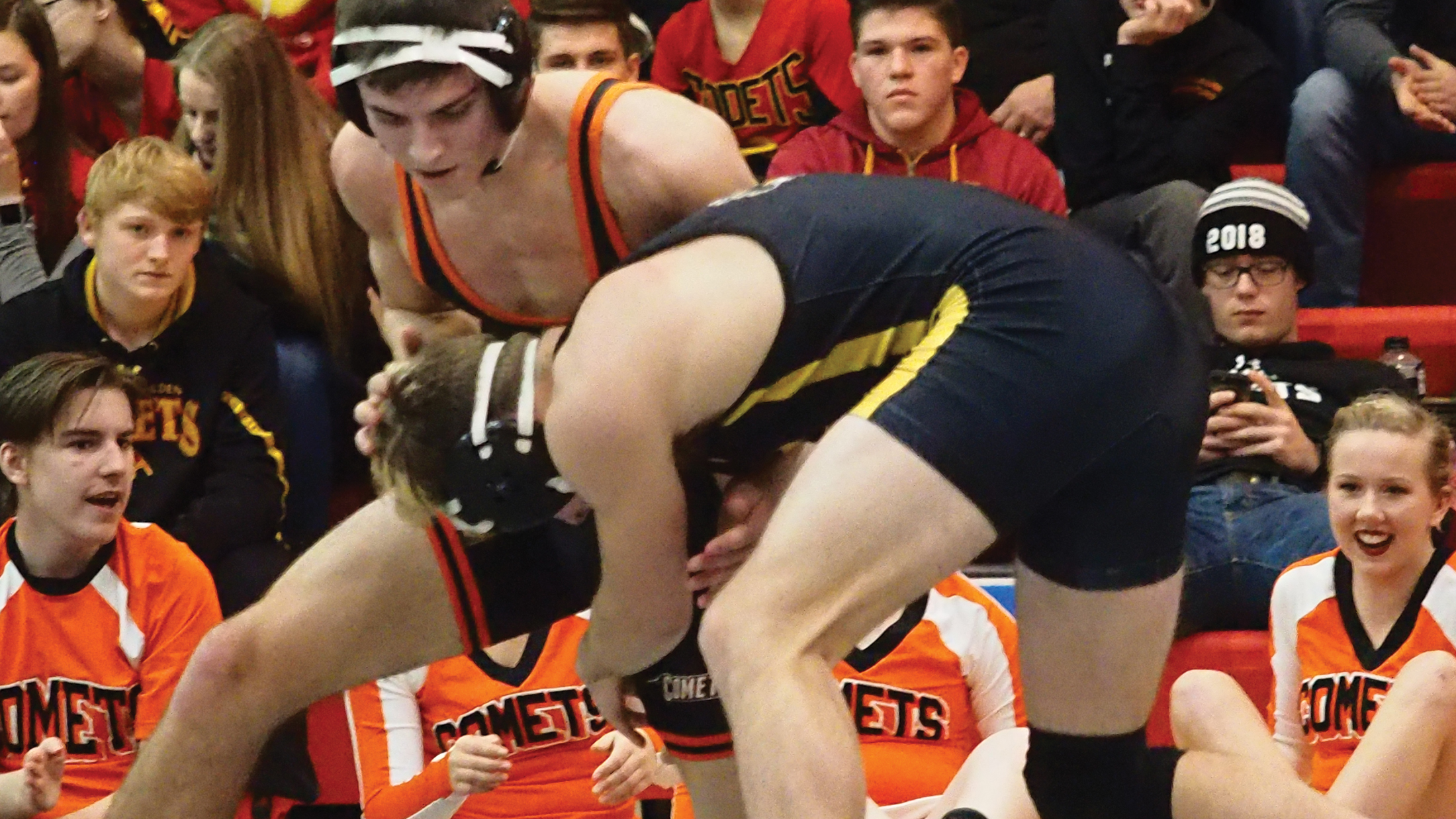 Three Comet wrestlers advance to state championships