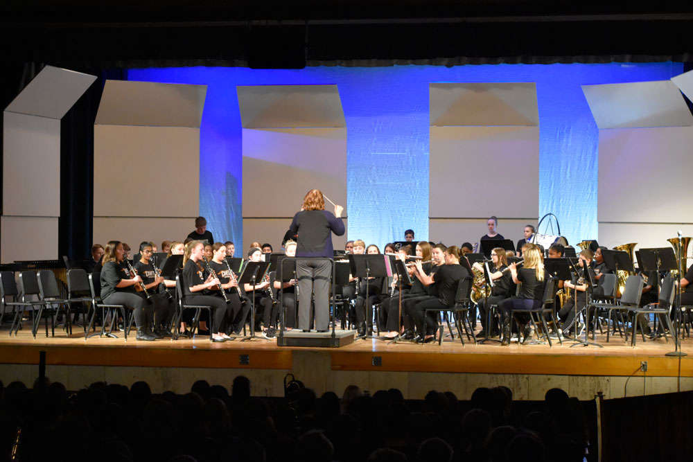 AllDistrict Band Concert fills seats Charles City Press