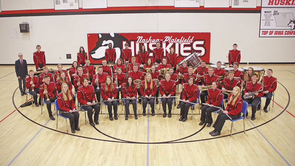 Nashua-Plainfield High School band selected for state honor