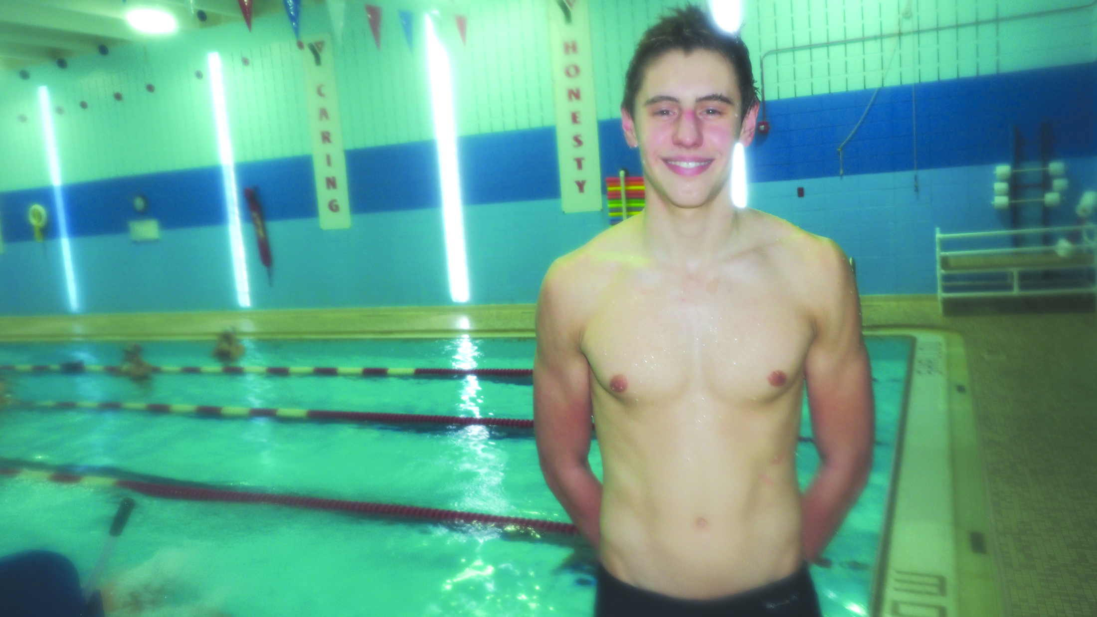 Nick Litterer wins two events at YMCA State Swim Meet