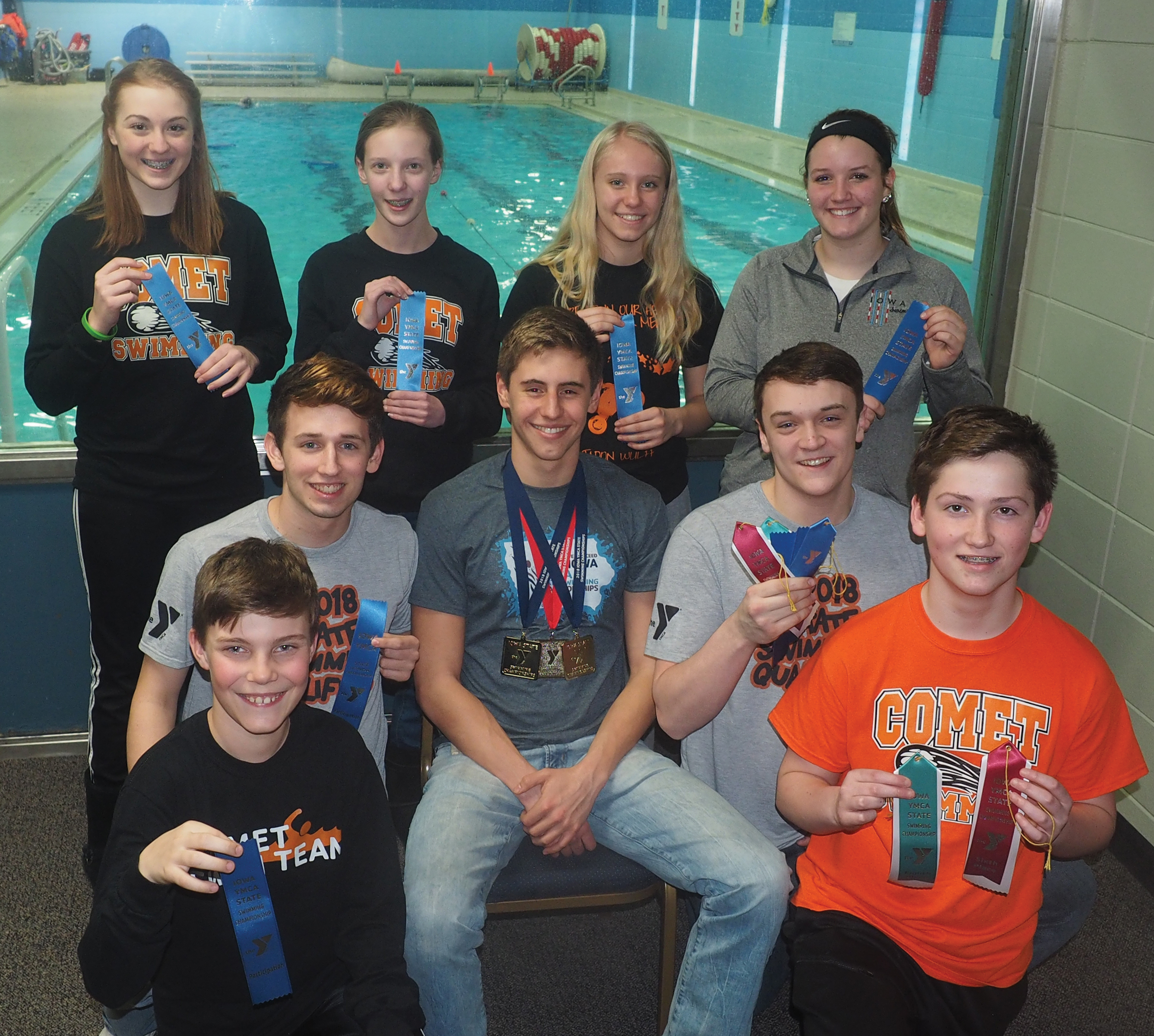 Charles City swimmers save best for last at YMCA State Meet