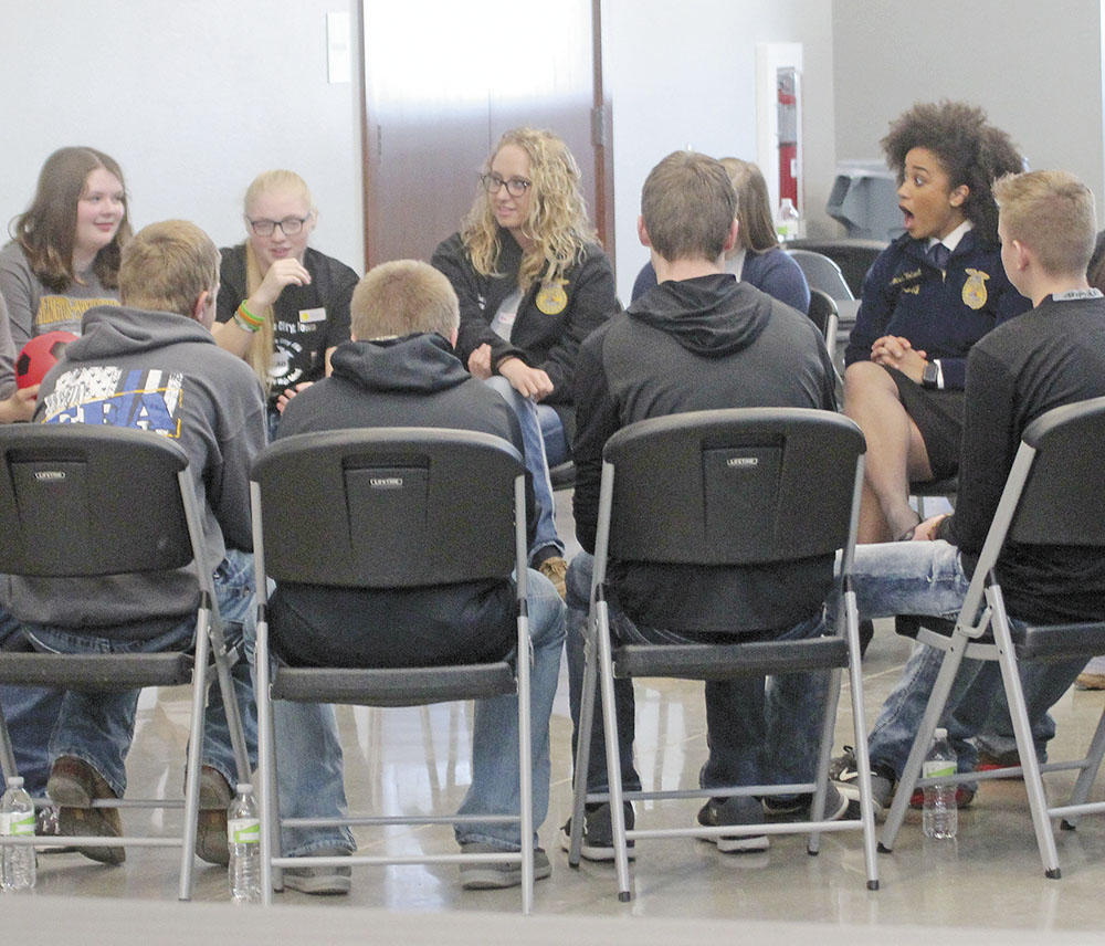 National FFA president attends leadership workshop in Charles City