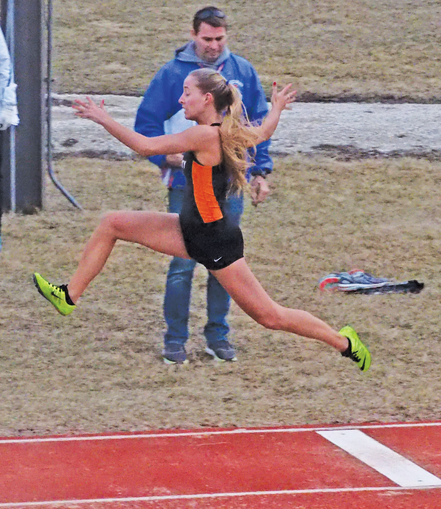 Comet girls compete in first outdoor track meet of the season