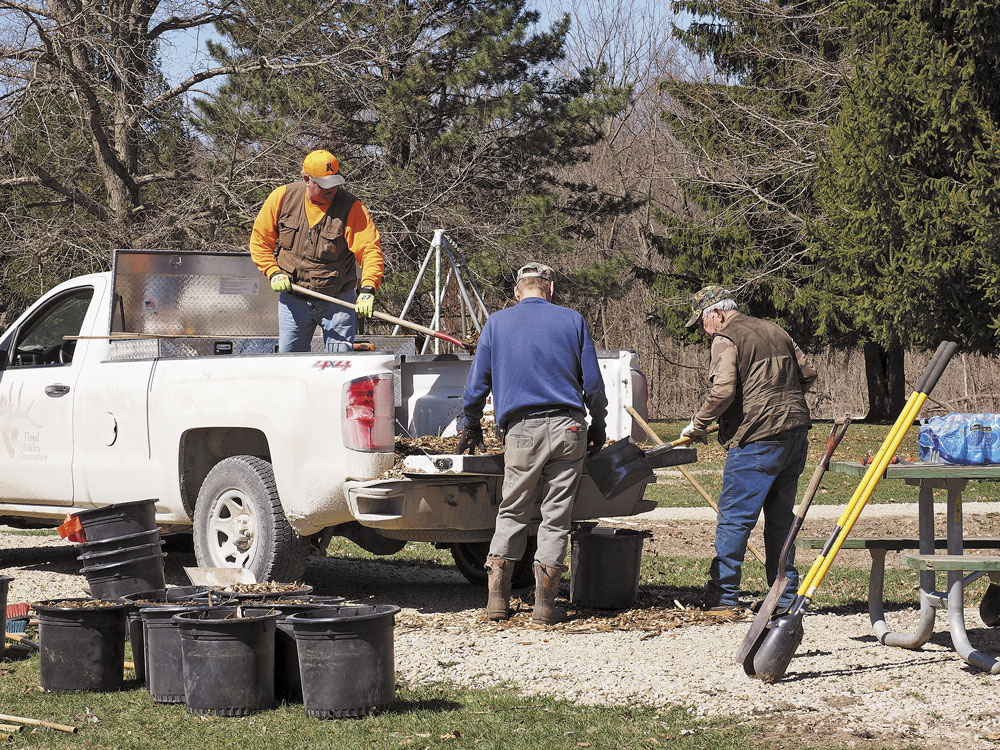 20 more trees in the ground at Ackley Creek Park