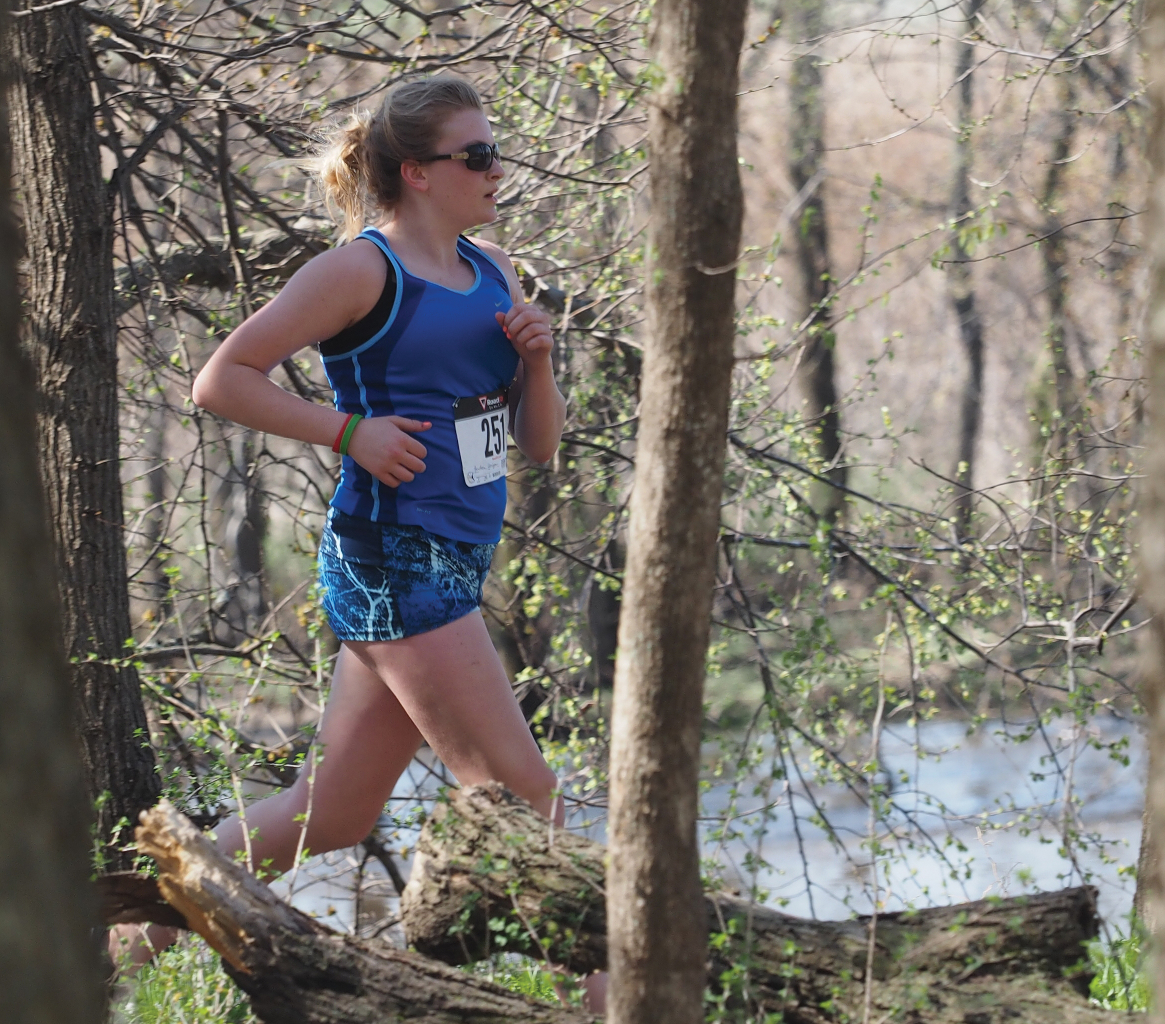 Tosanak 5K Trail Run features park in spring bloom