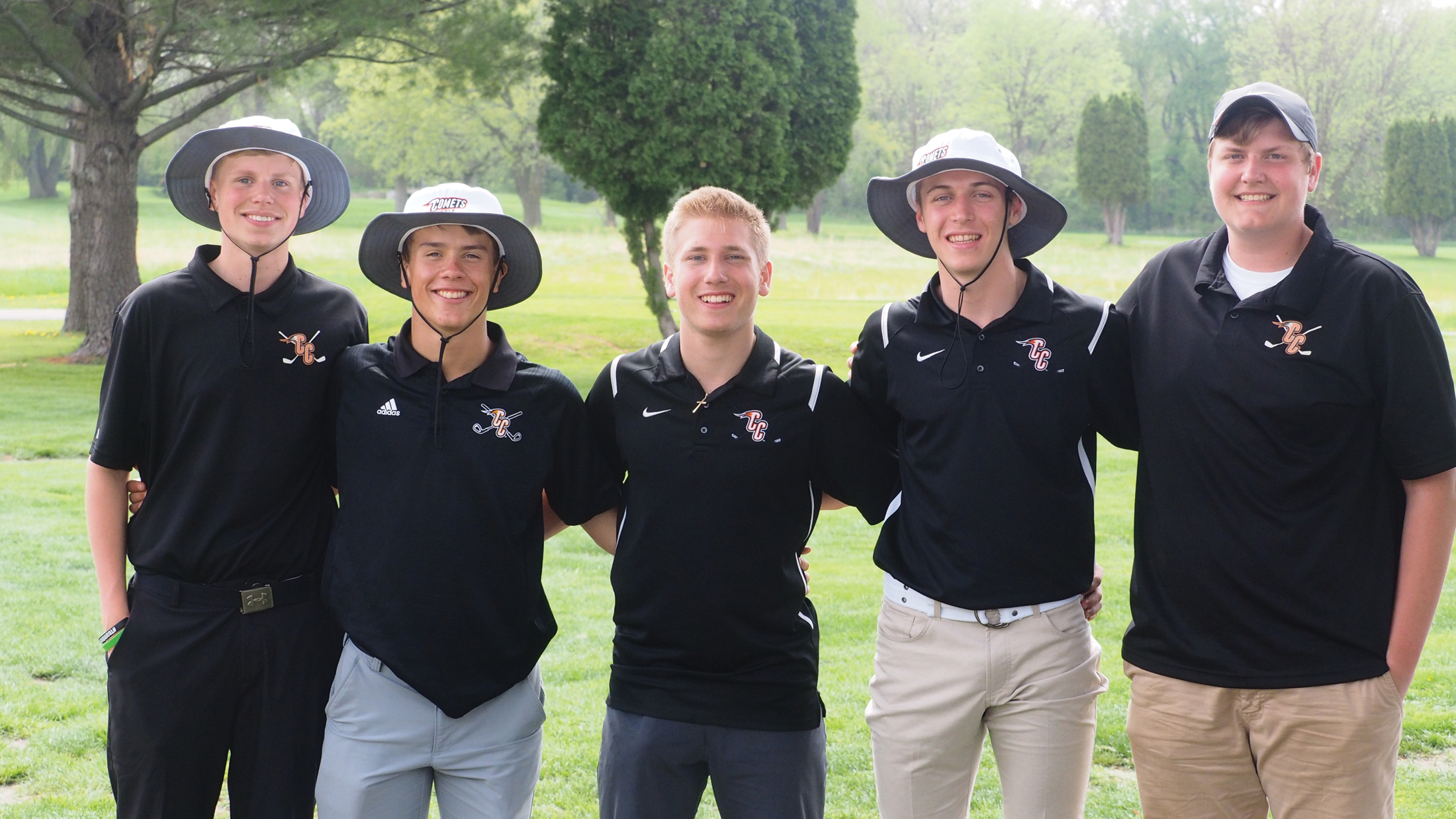 Comets place 2nd at NEIC Golf Meet