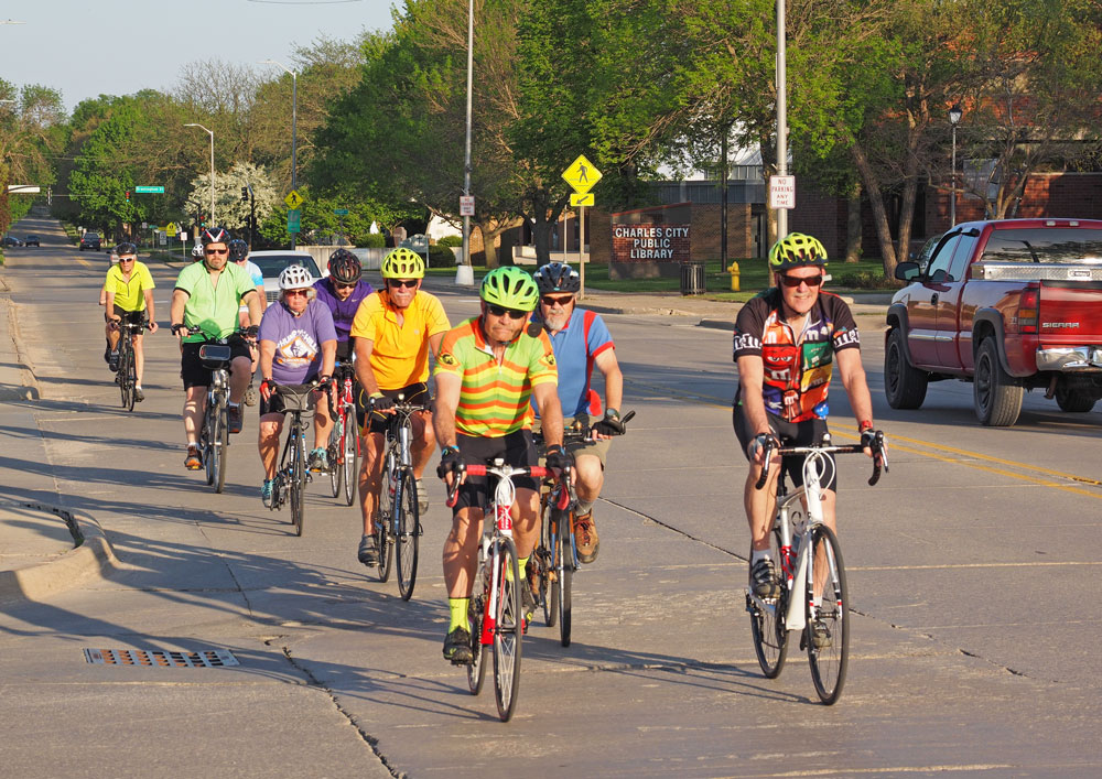Silent ride emphasizes bicycle safety awareness