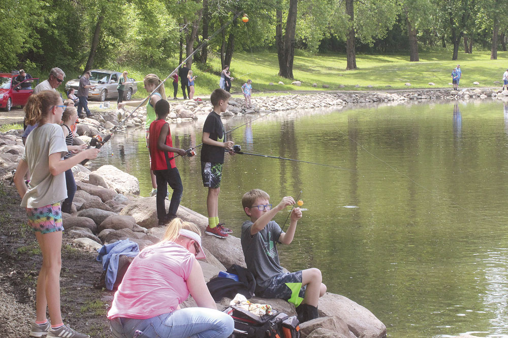 Middle school students find fun in fishing
