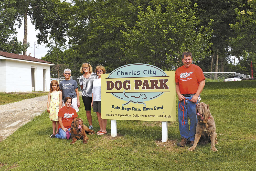 Charles City Dog Park now all open