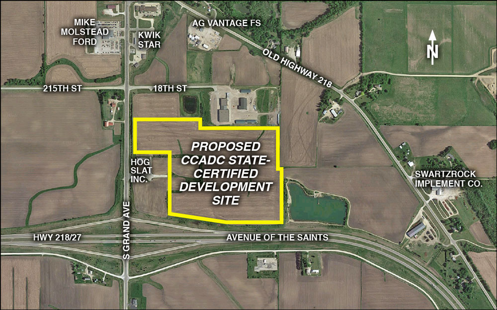 Charles City certified development site progresses