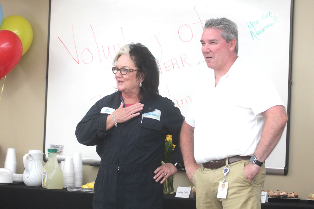 Jan Adams named Valero Volunteer of the Year