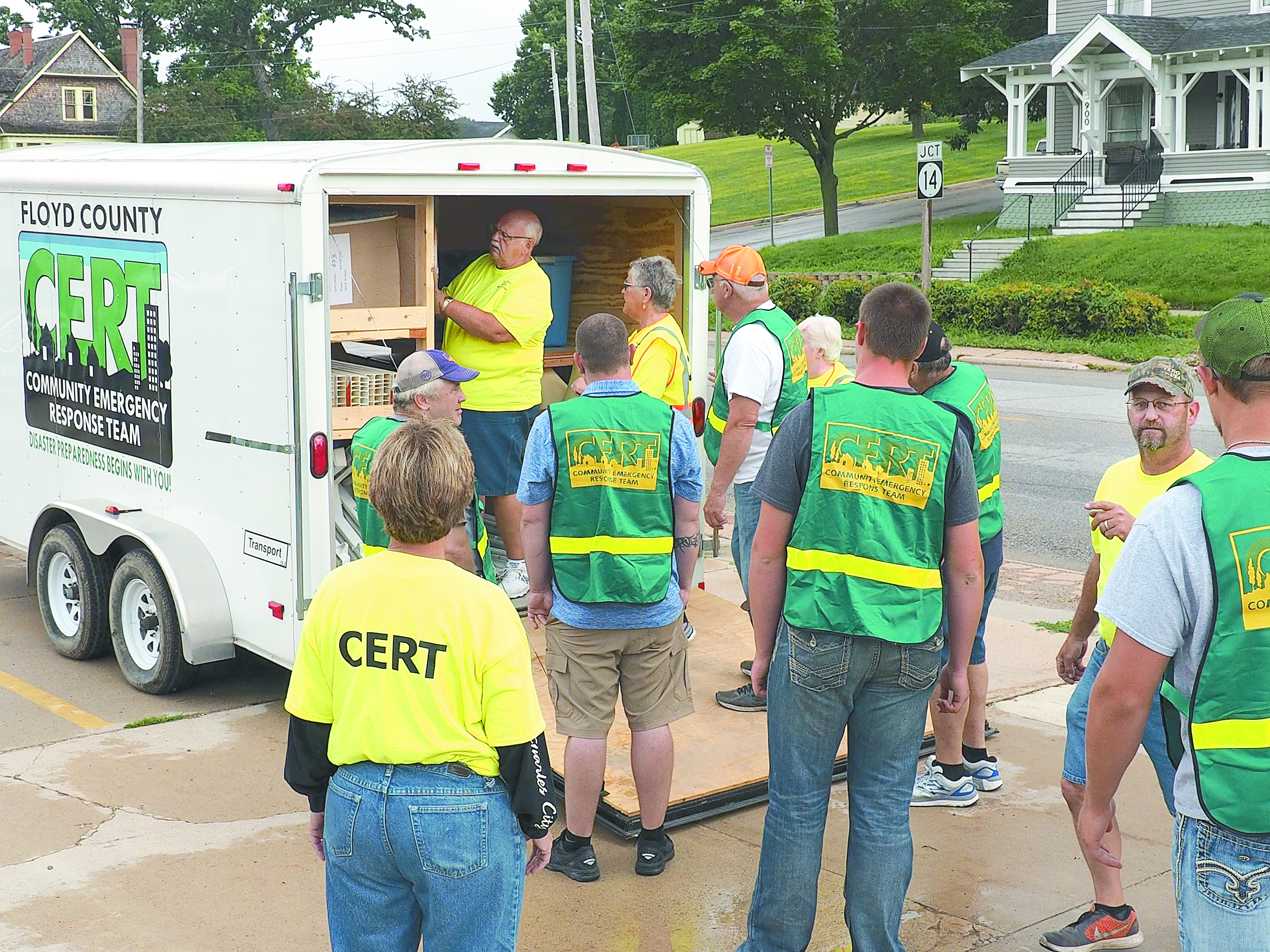 Emergency response team gets a look at available equipment