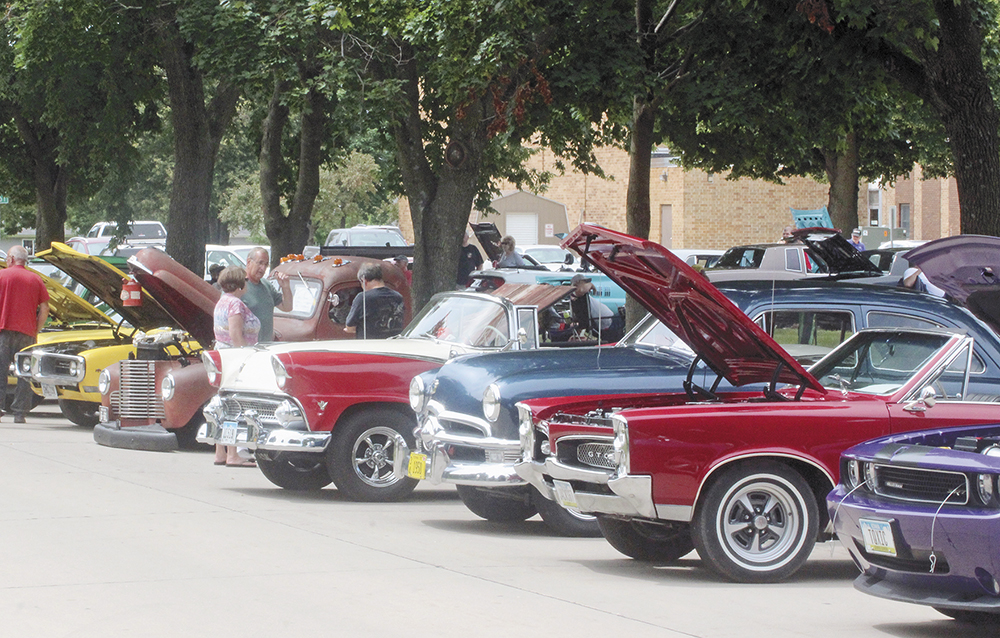 Nostalgia on wheels displayed Saturday at Trinity United Methodist Church