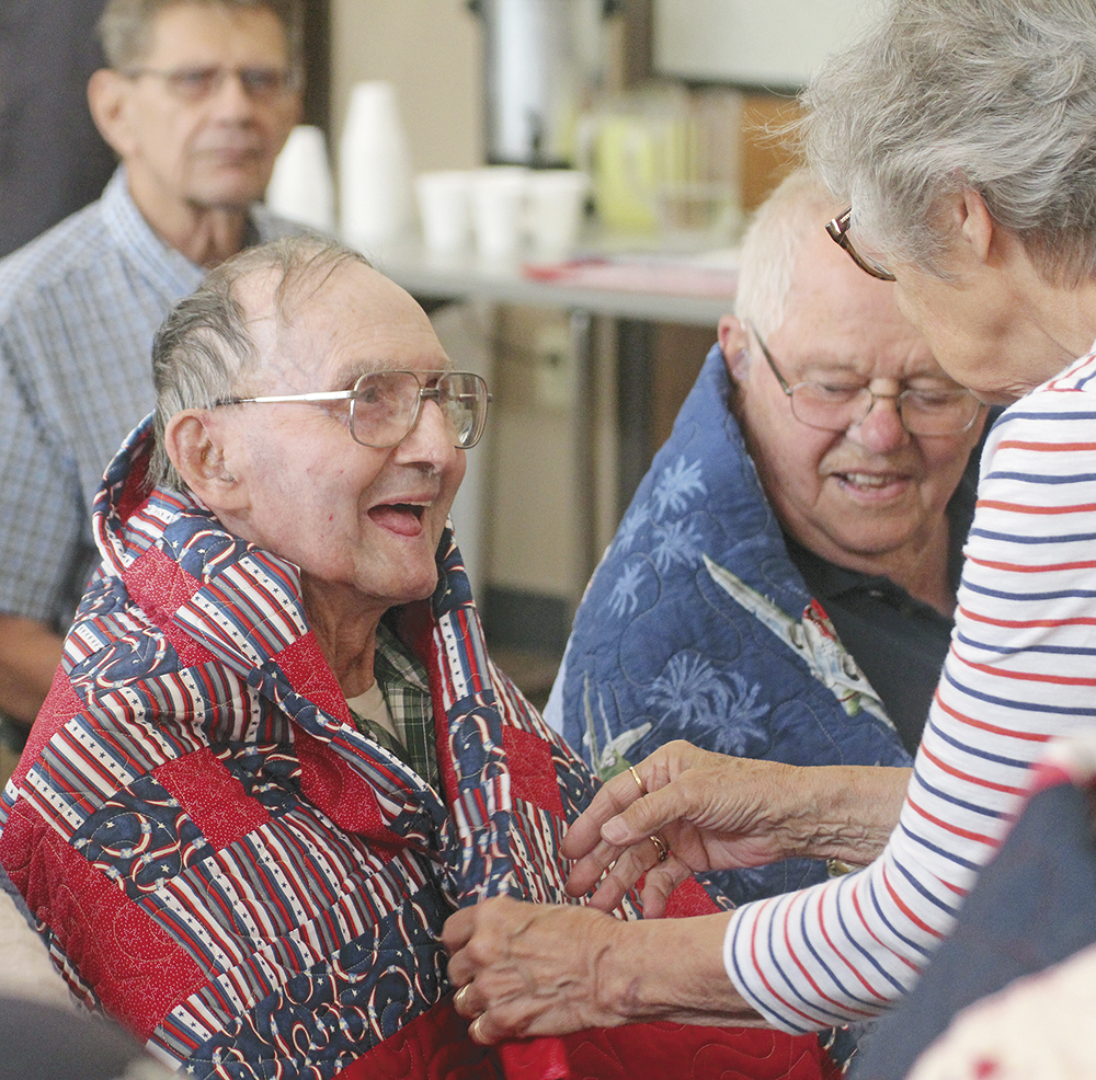 Local veterans awarded with Quilts of Valor