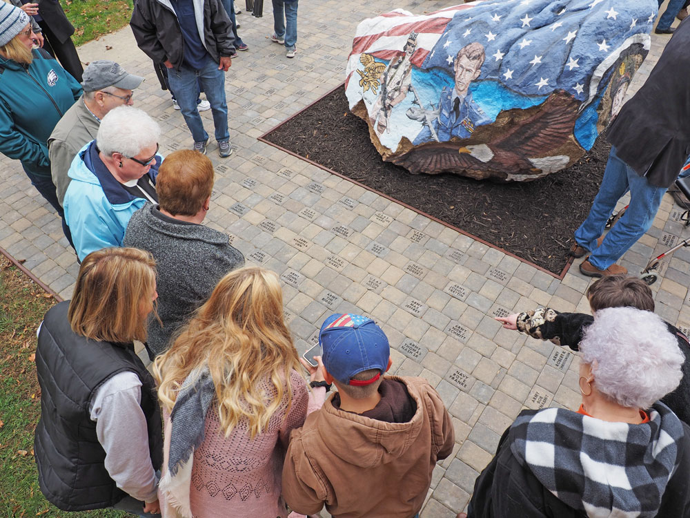 Floyd County Freedom Rock dedicated Sunday afternoon