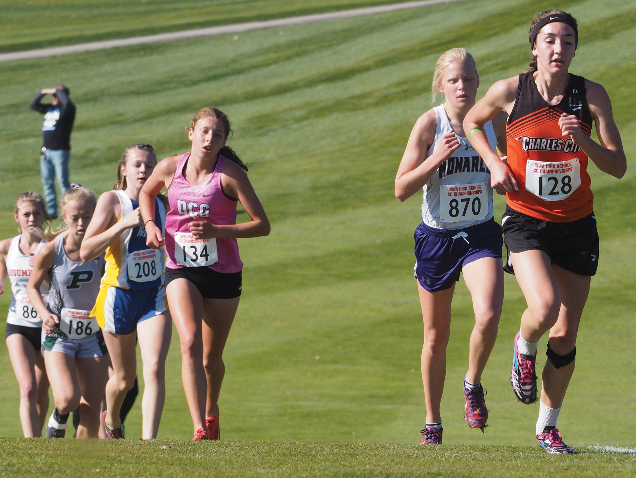 Charles City girls place 12th at XC State Championships