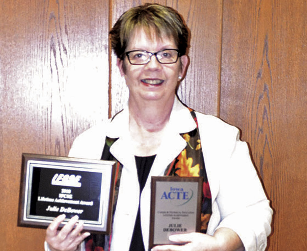 Retired teacher recognized for work