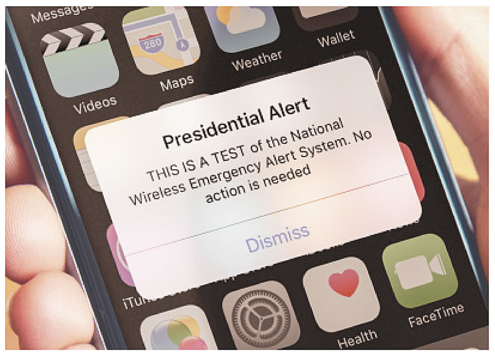 Emergency test signal coming to cellphones Wednesday afternoon