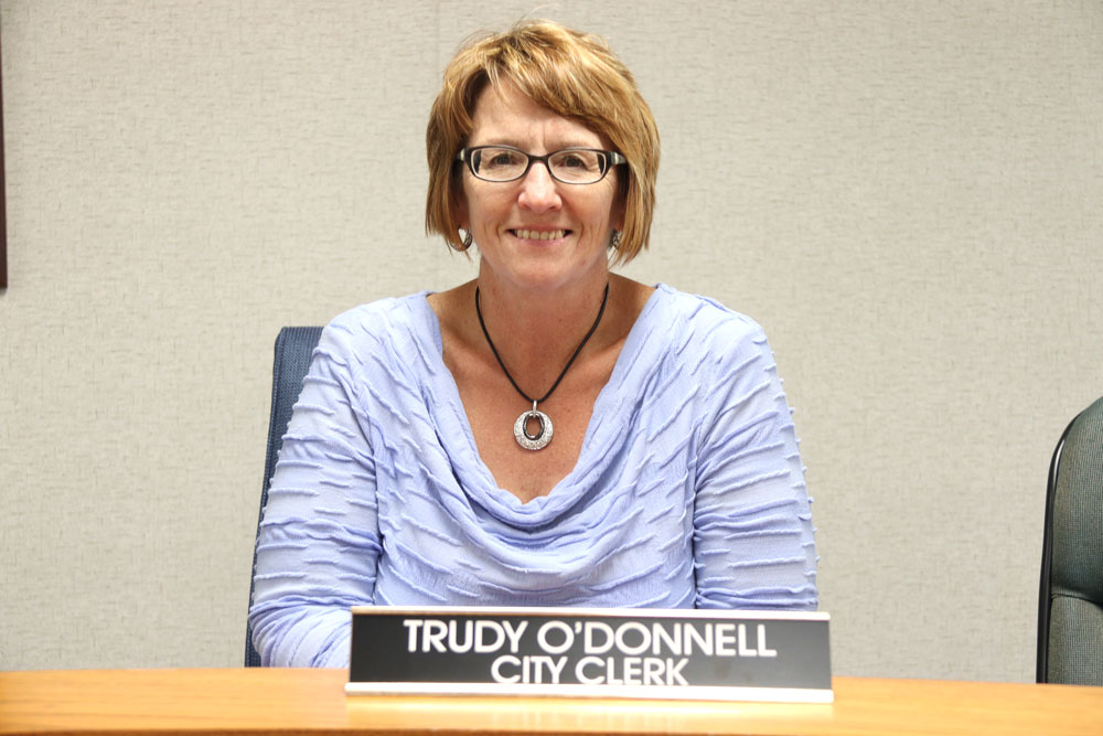 WOMEN IN THE WORKFORCE: Trudy O’Donnell loves her job as city clerk