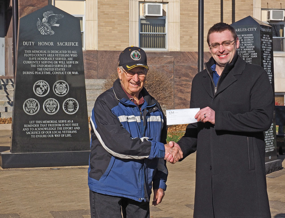 Press salute to veterans generates $2,000 for memorial