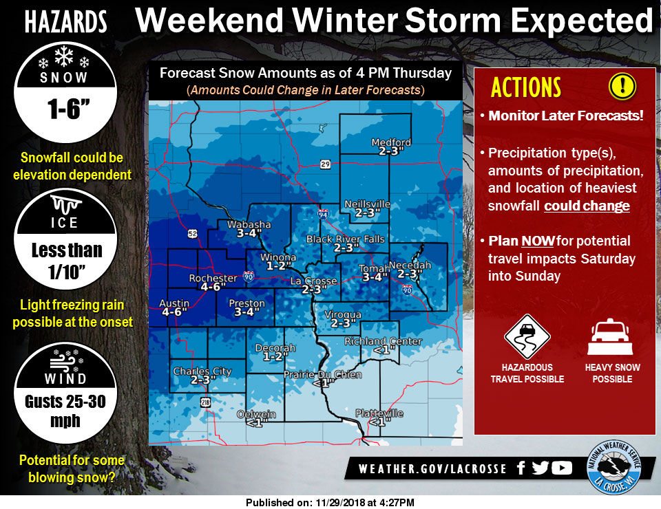 Significant winter storm possible this weekend