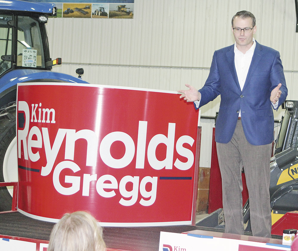 Lt. Gov. Gregg makes campaign stop in Charles City