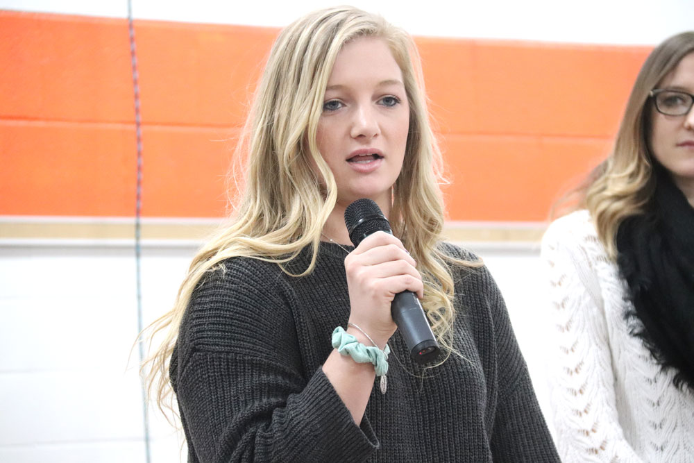 Athletes give testimony at annual Bethany Alliance potluck