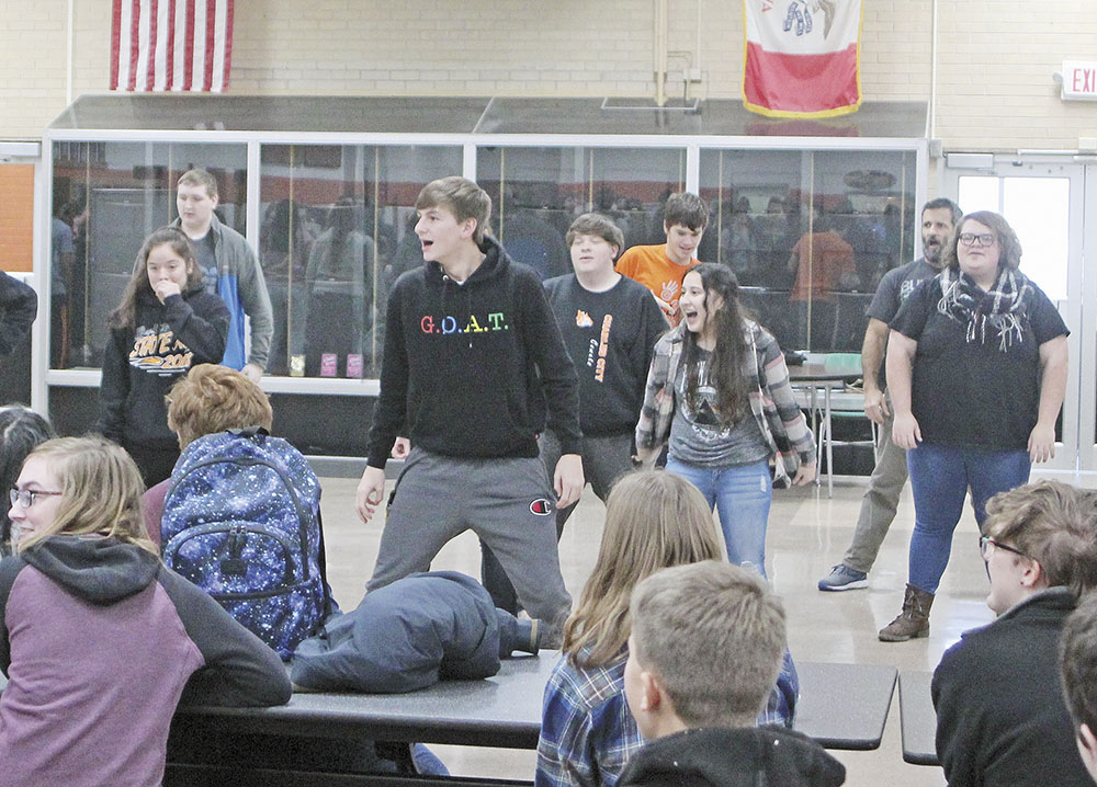 Flash mob strikes CCHS lunchroom