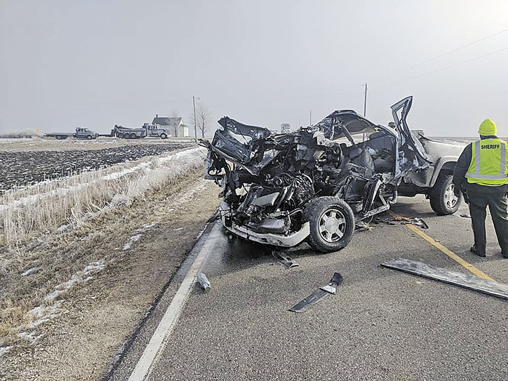 Two Nora Springs men injured when pickup crashes into semi trailer near Marble Rock