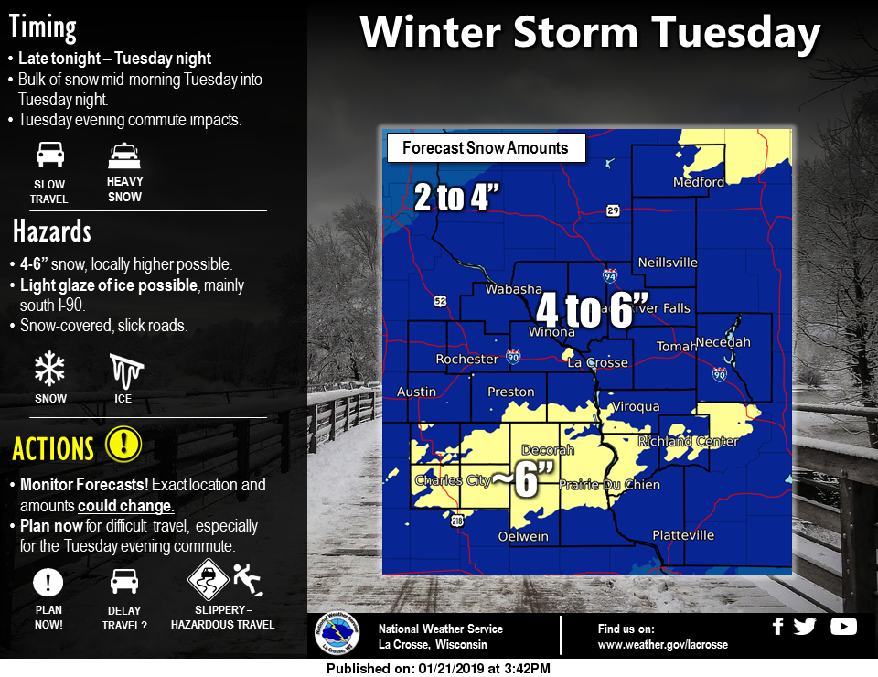 Winter storm warning – More snow, ice, cold coming this week