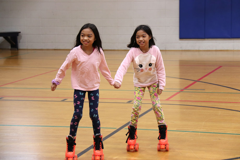 ‘Whiteout’ roller skating a success at Charles City YMCA