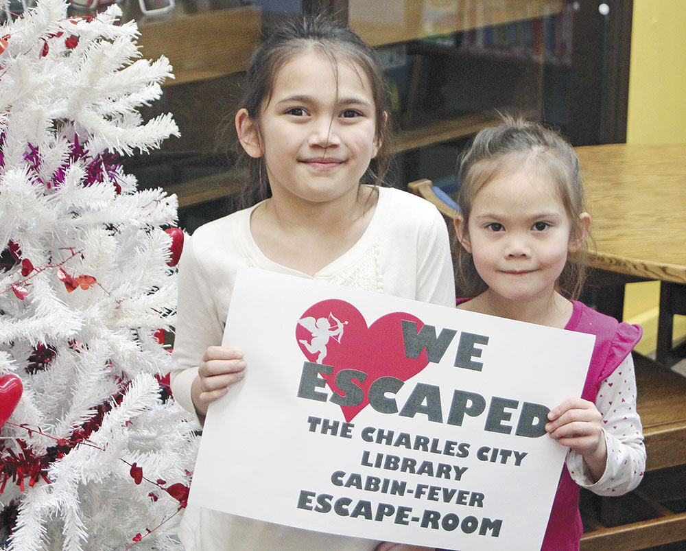 Kids ‘escape’ cabin fever, solve mysteries at Charles City Library