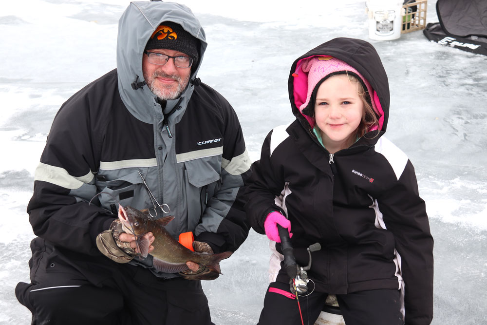 Anglers hit the ice at Rudd Lake for fishing tournament